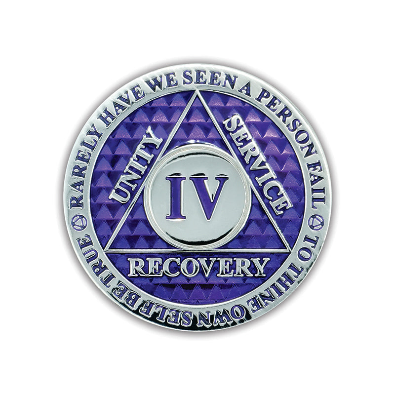 Purple Legacy Triplate AA Chip — 4 Years