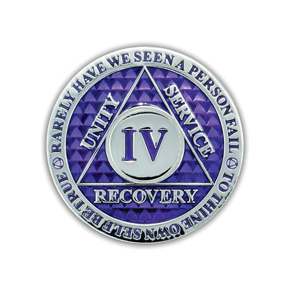 Purple Legacy Triplate AA Chip — 4 Years