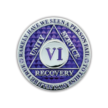 Purple Legacy Triplate AA Chip — 6 Years
