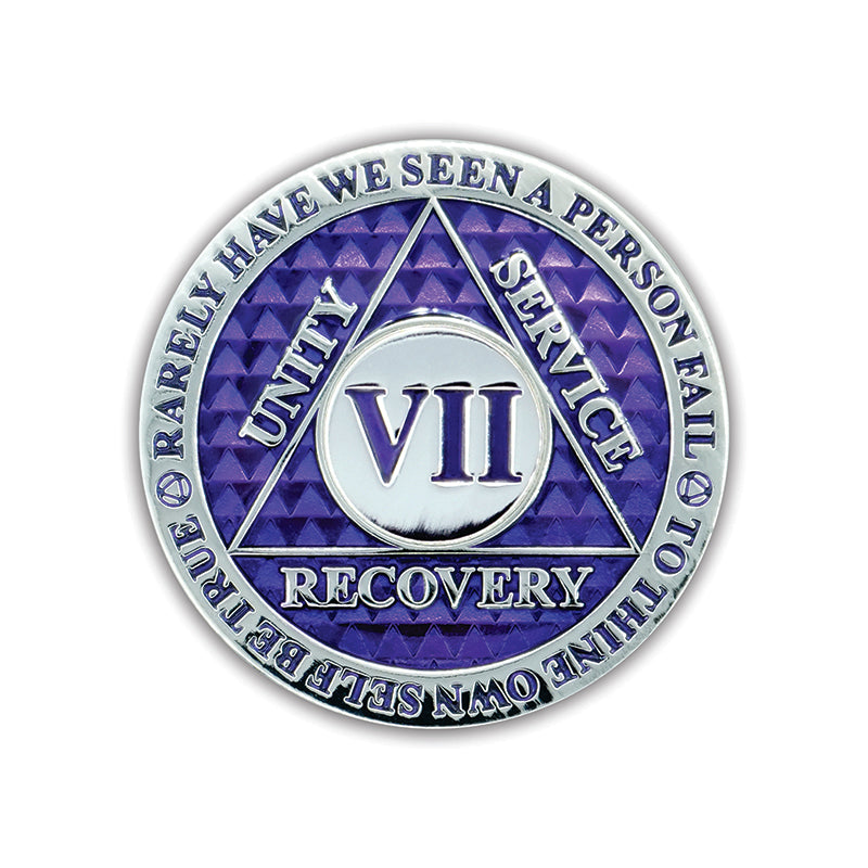 Purple Legacy Triplate AA Chip — 7 Years