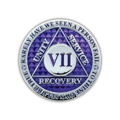 Purple Legacy Triplate AA Chip — 7 Years