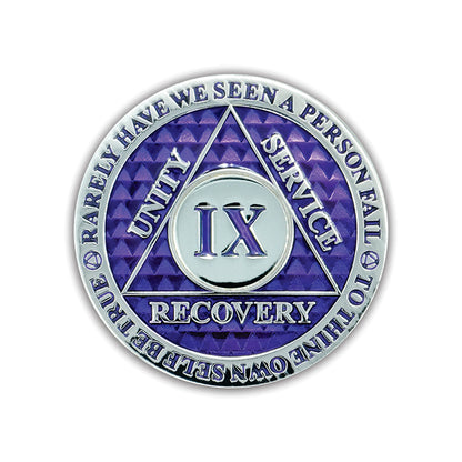 Purple Legacy Triplate AA Chip — 9 Years