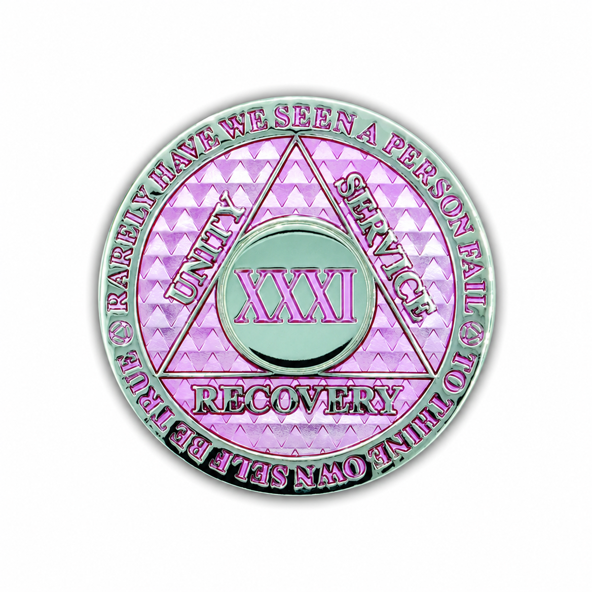 Pink Legacy Triplate AA Chip 31 Years