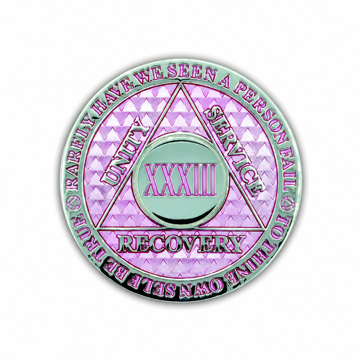 Pink Legacy Triplate AA Chip 33 Years