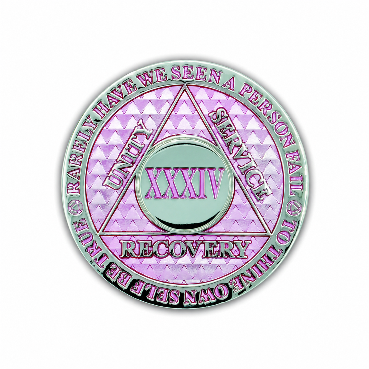 Pink Legacy Triplate AA Chip 34 Years
