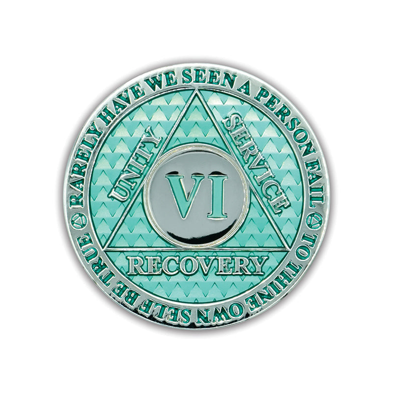 Aqua Legacy Triplate AA Chip — 6 Years