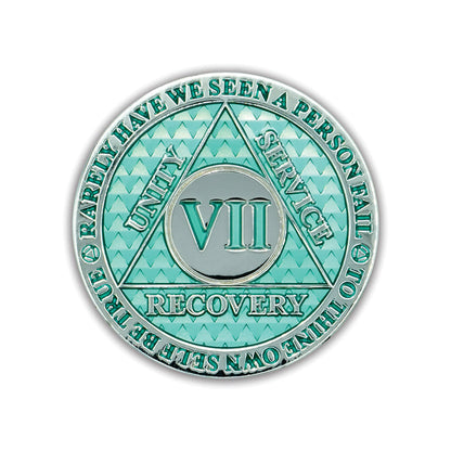 Aqua Legacy Triplate AA Chip — 7 Years