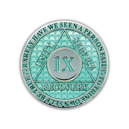 Aqua Legacy Triplate AA Chip — 9 Years