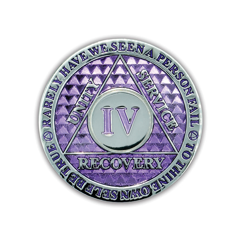 Lavender Legacy Triplate AA Chip — 4 Years