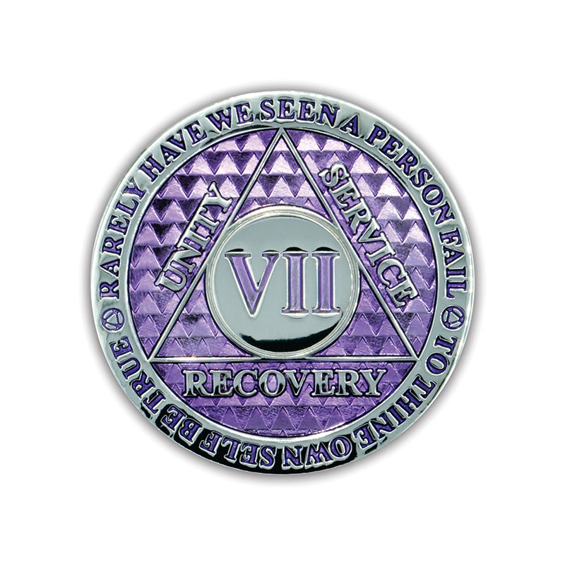 Lavender Legacy Triplate AA Chip — 7 Years