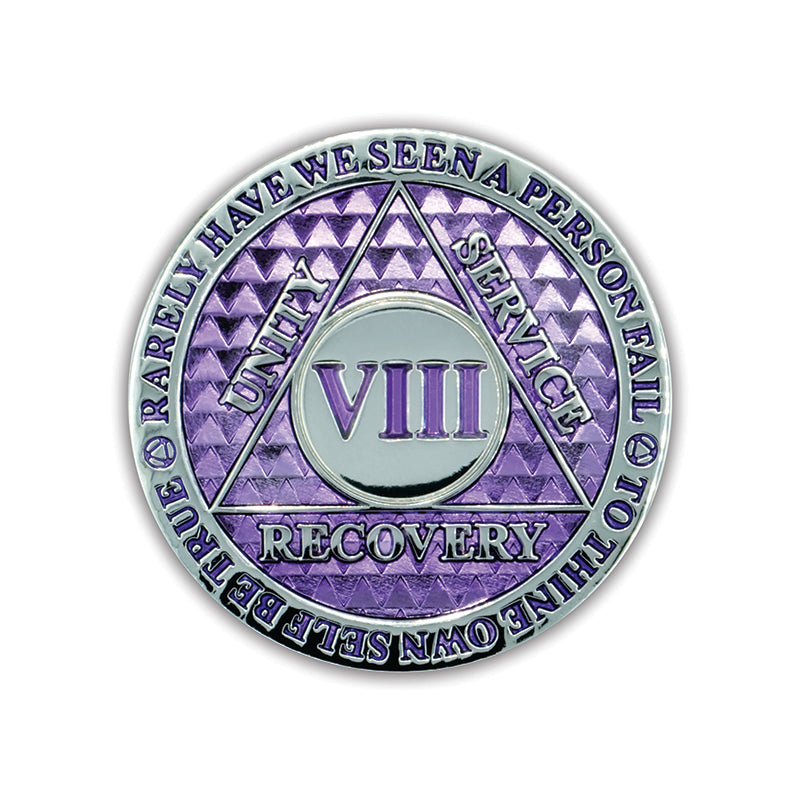 Lavender Legacy Triplate AA Chip — 8 Years