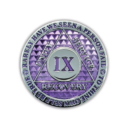 Lavender Legacy Triplate AA Chip — 9 Years