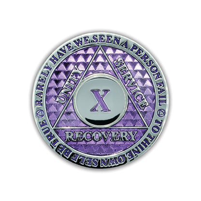 Lavender Legacy Triplate AA Chip — 10 Years