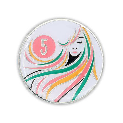 Sober Woman Glow-in-the-Dark AA Coin — 5 Years