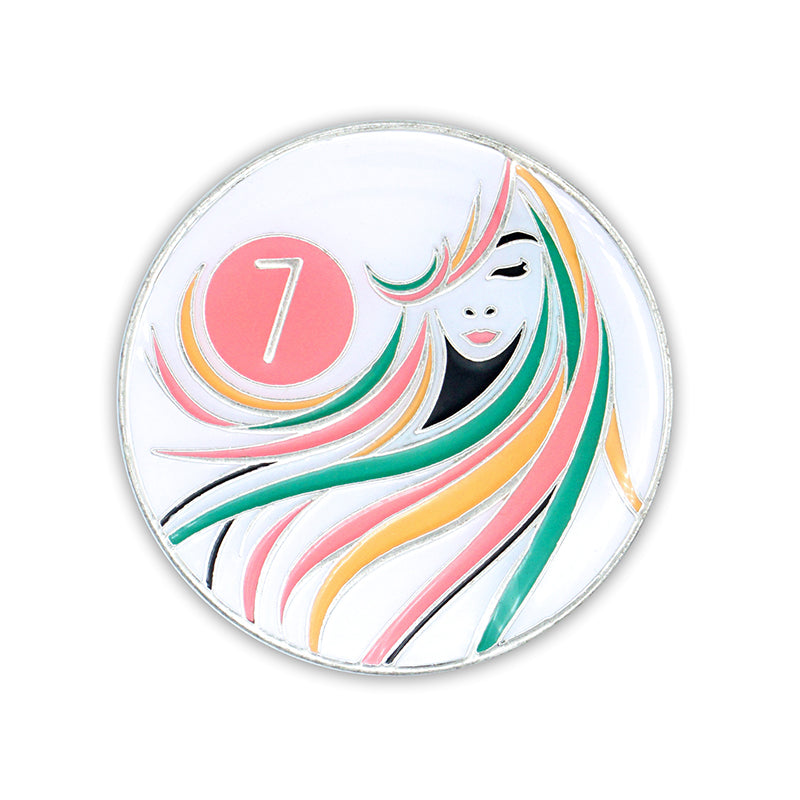 Sober Woman Glow-in-the-Dark AA Coin — 7 Years