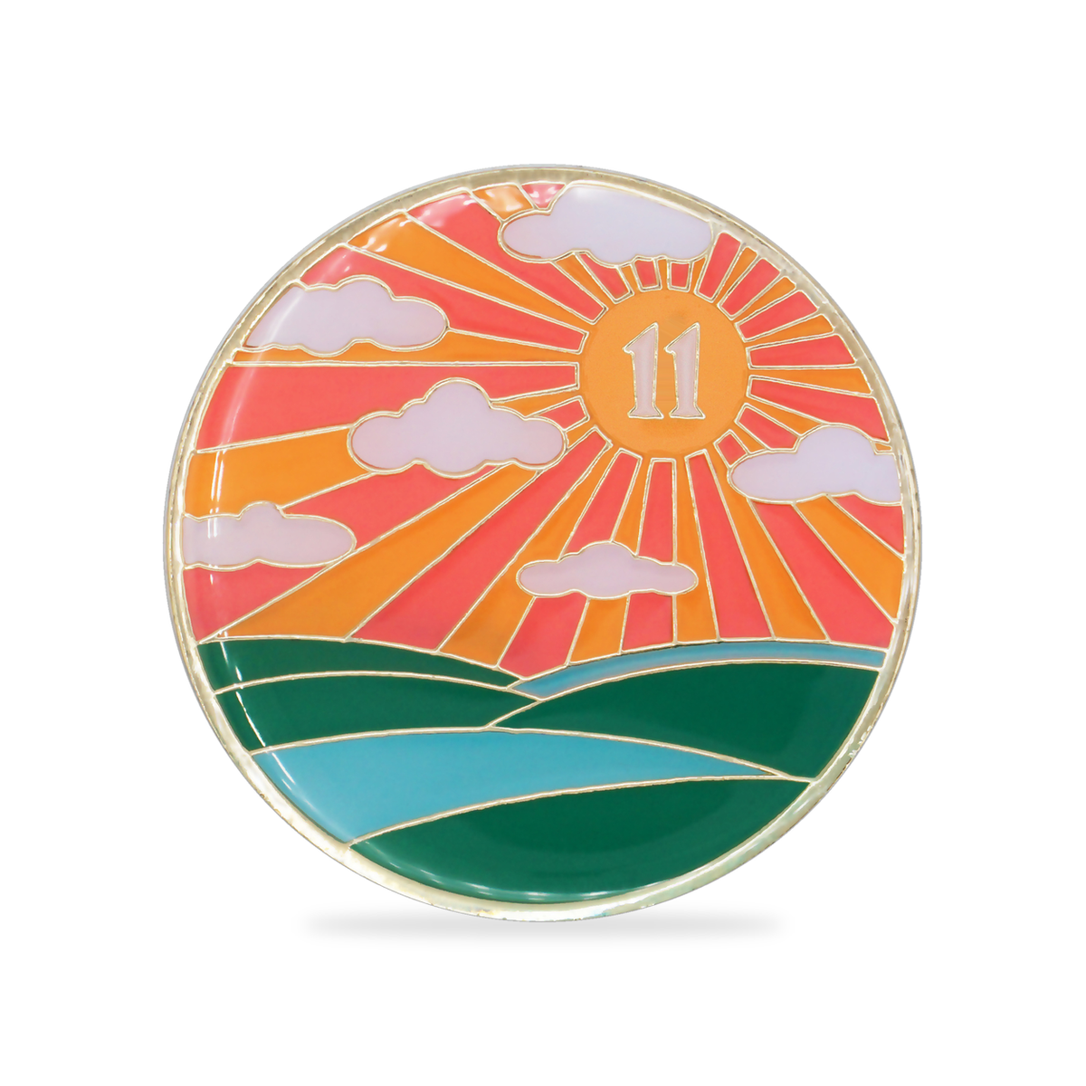 Sunlight of the Spirit AA coin, 11 years, front
