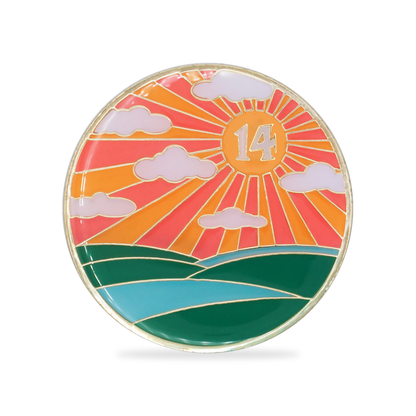 Sunlight of the Spirit AA coin, 14 years, front