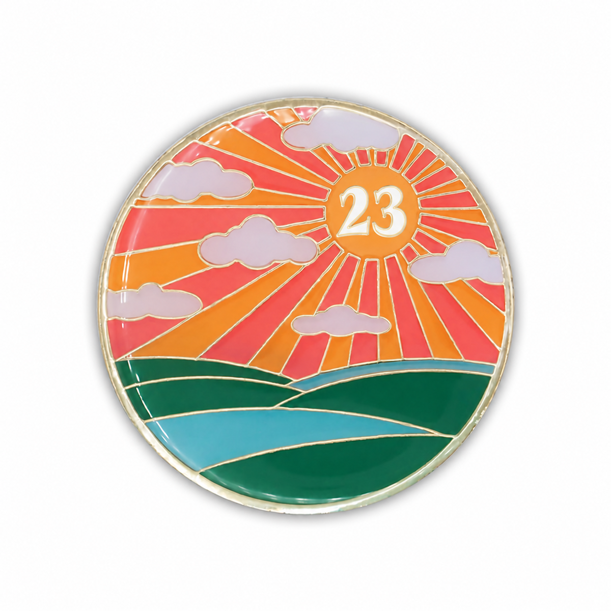 Sunlight of the Spirit AA Coin | Glow in the Dark