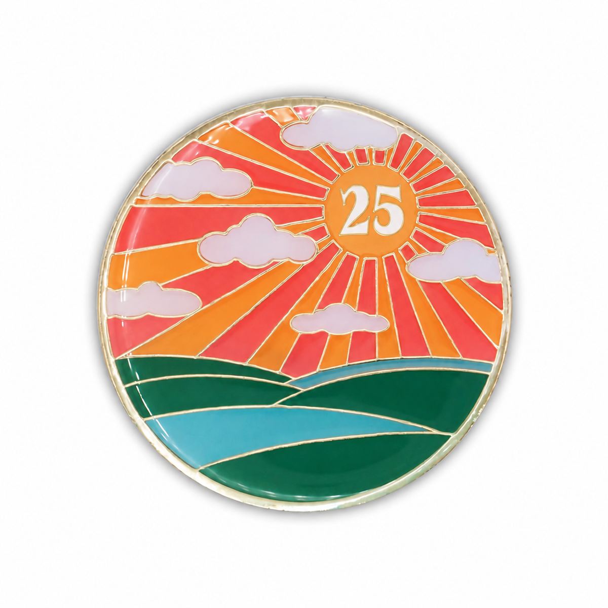 Sunlight of the Spirit AA Coin | Glow in the Dark