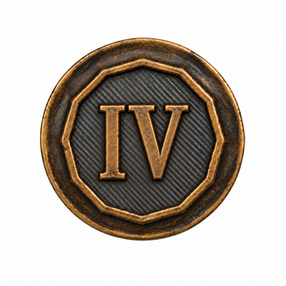 Anniversary Year Center 4 Years (IV)