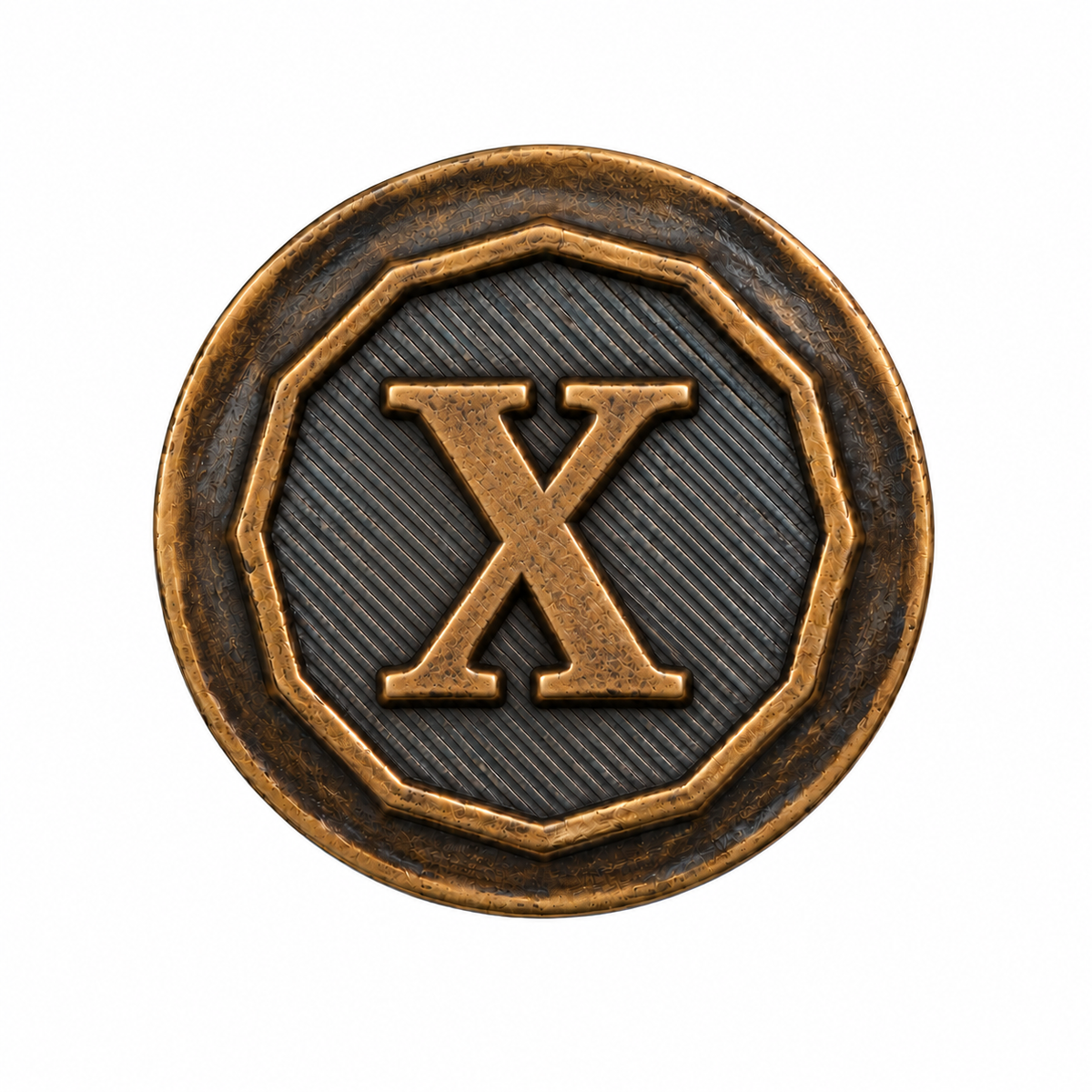 Anniversary Year Center 10 Years (X)