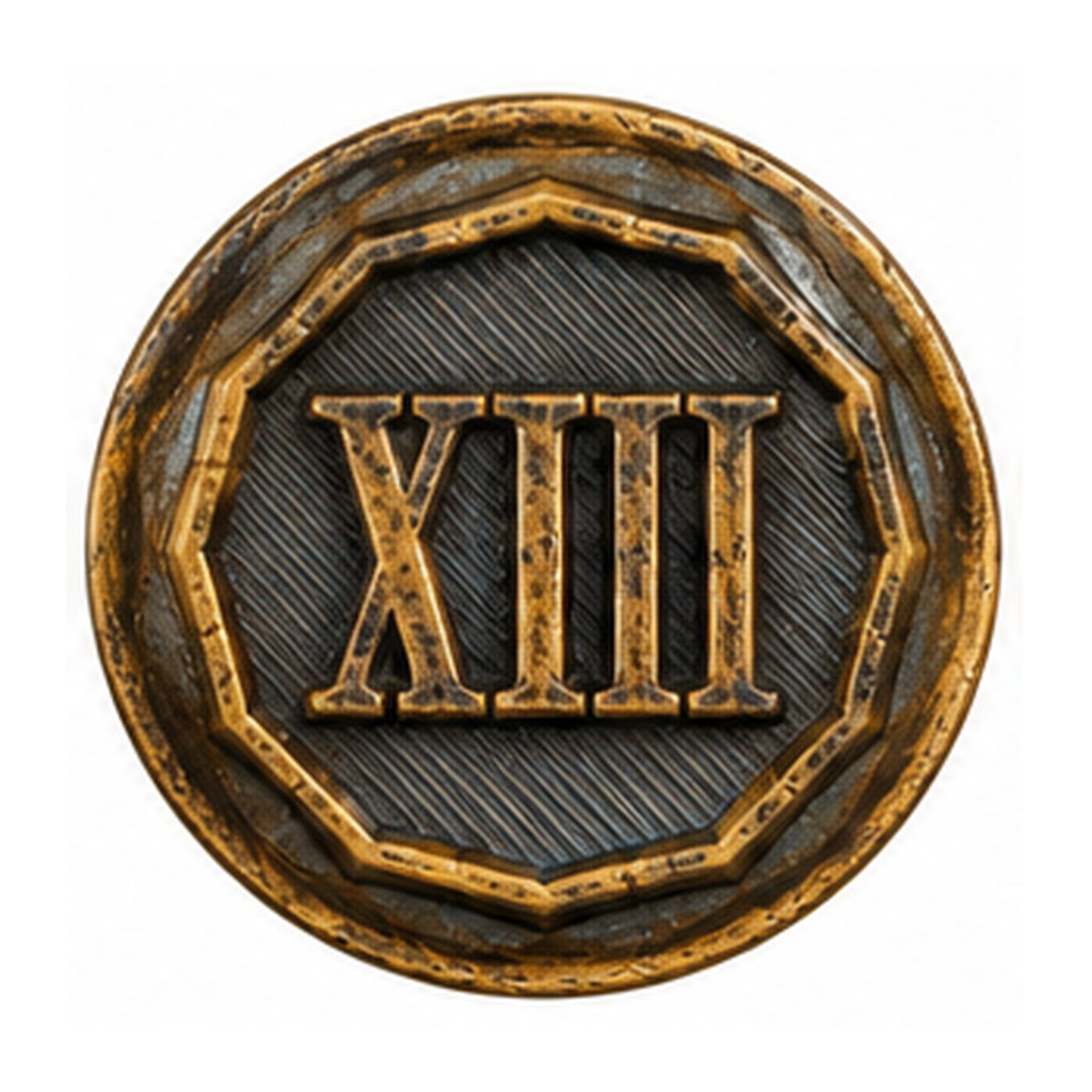 Anniversary Year Center 13 Years (XIII)