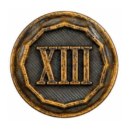 Anniversary Year Center 13 Years (XIII)