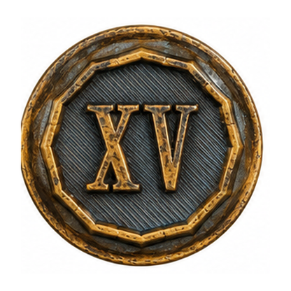 Anniversary Year Center 15 Years (XV)
