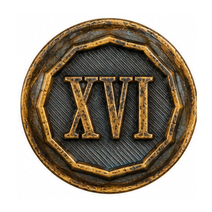 Anniversary Year Center 16 Years (XVI)