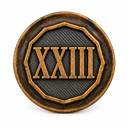 Anniversary Year Center 23 Years (XXIII)