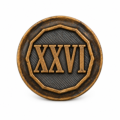 Anniversary Year Center 26 Years (XXVI)