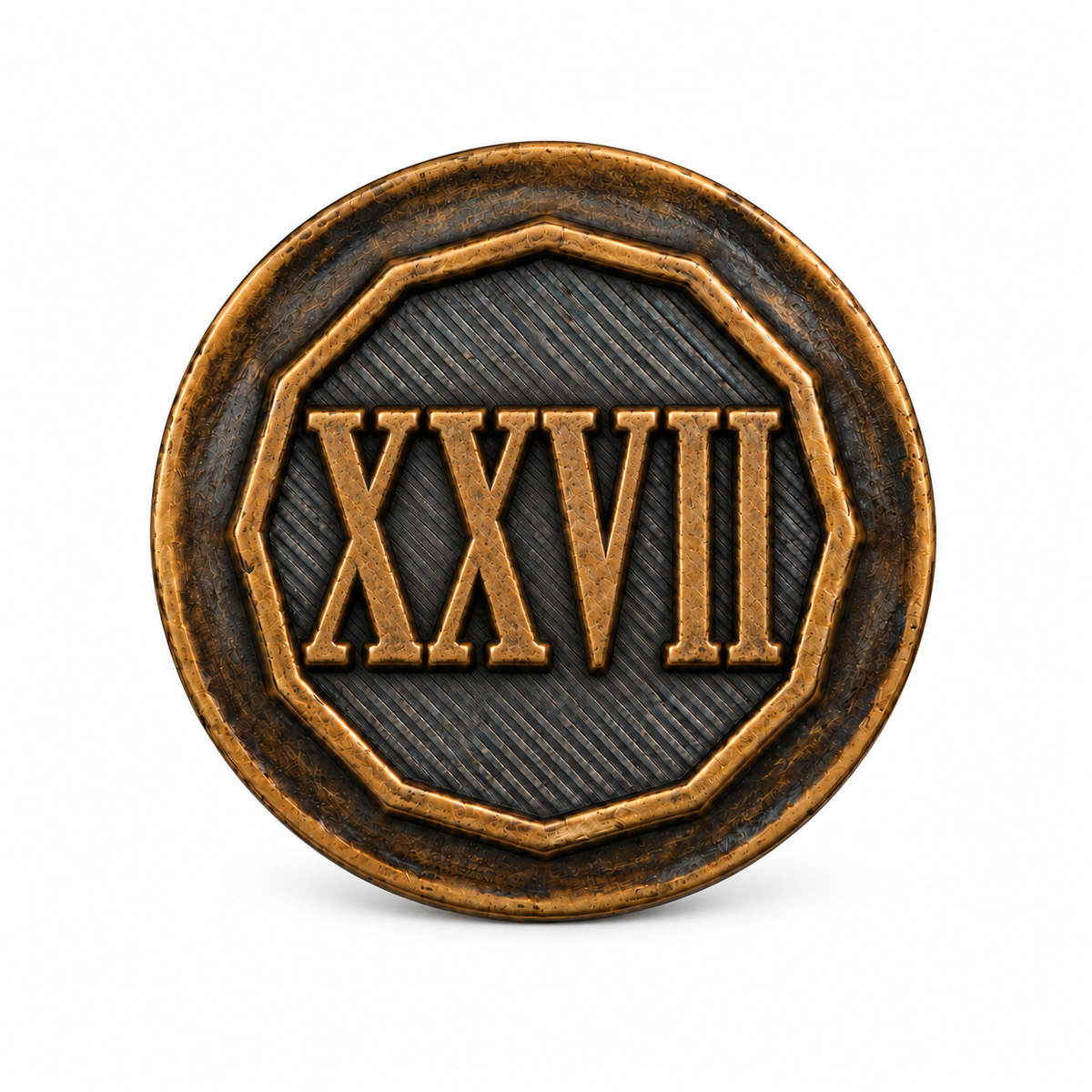 Anniversary Year Center 27 Years (XXVII)