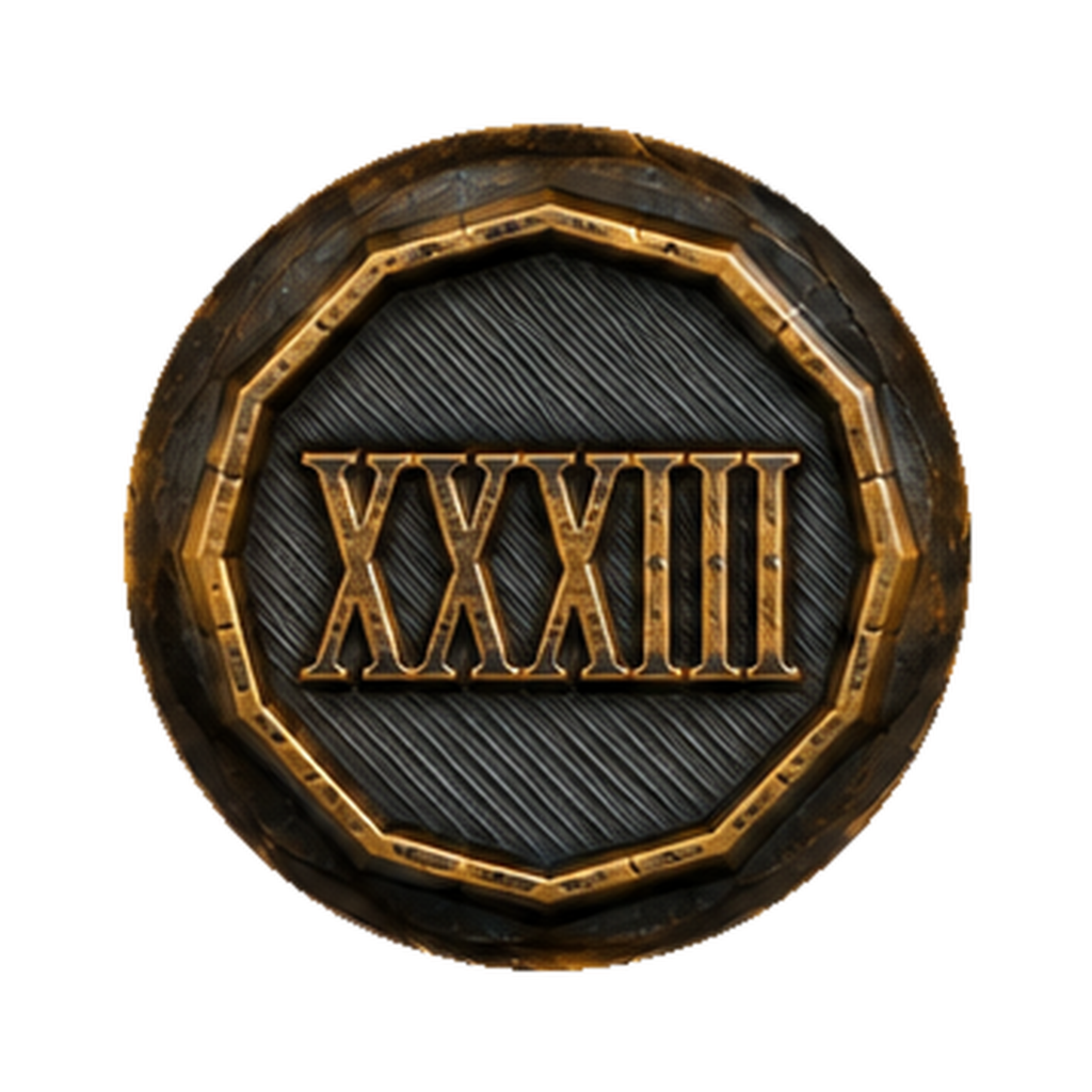 Anniversary Year Center 33 Years (XXXIII)