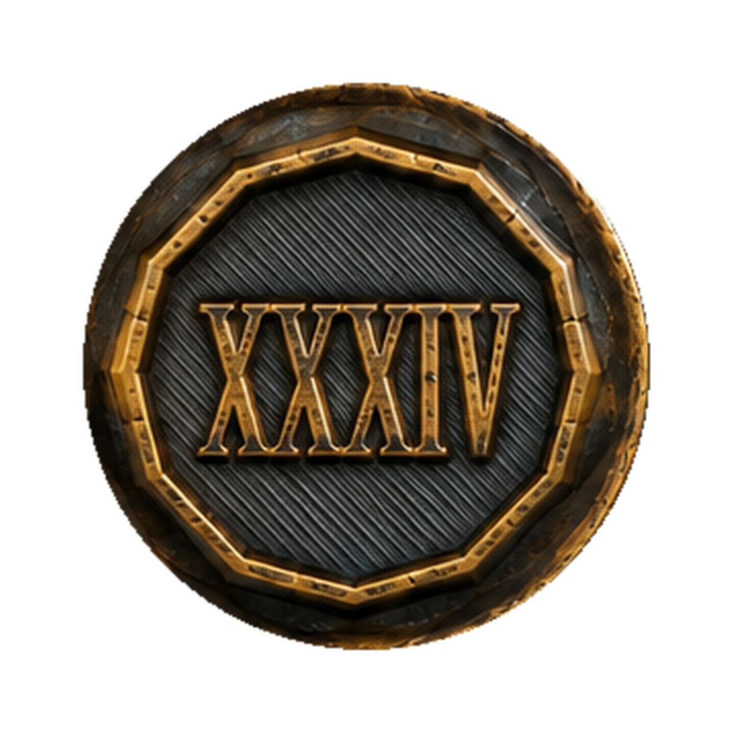 Anniversary Year Center 34 Years (XXXIV)
