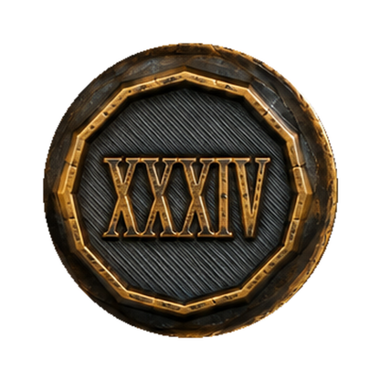 Anniversary Year Center 34 Years (XXXIV)