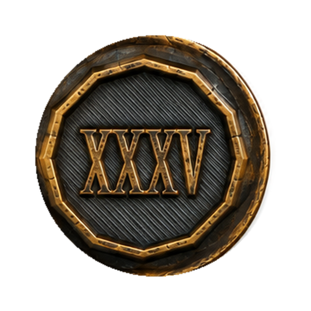 Anniversary Year Center 35 Years (XXXV)