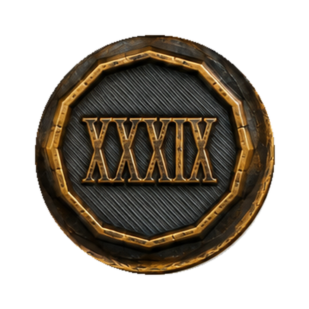 Anniversary Year Center 39 Years (XXXIX)