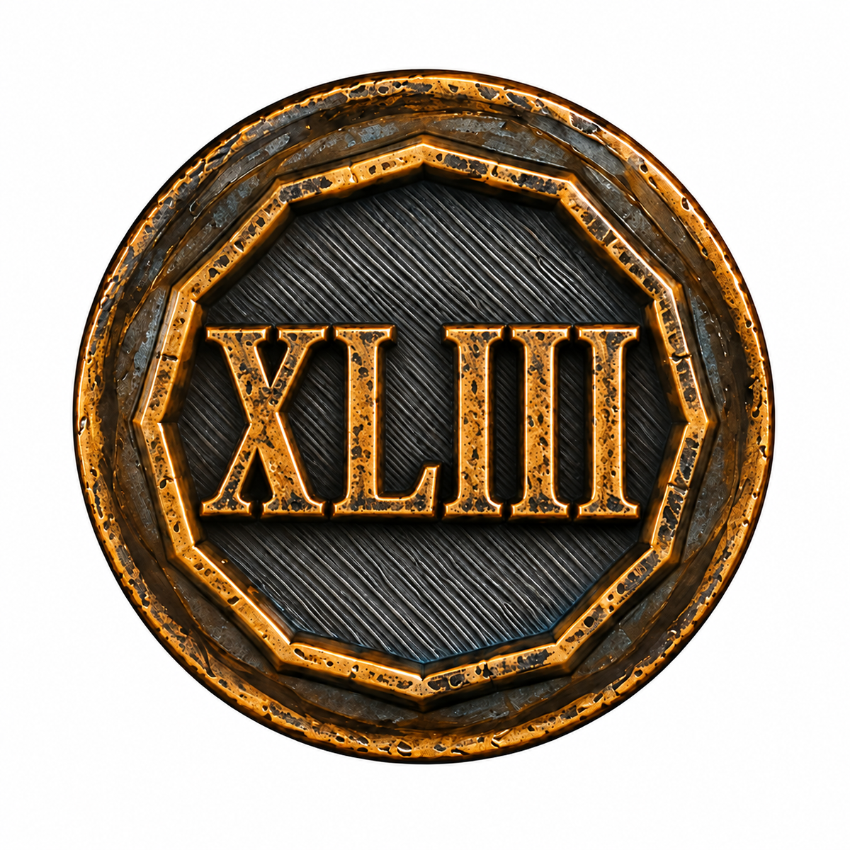 Anniversary Year Center 43 Years (XLIII)