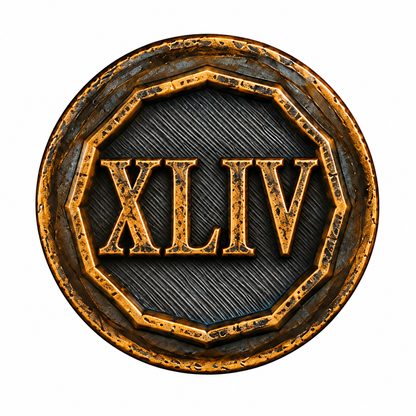 Anniversary Year Center 44 Years (XLIV)