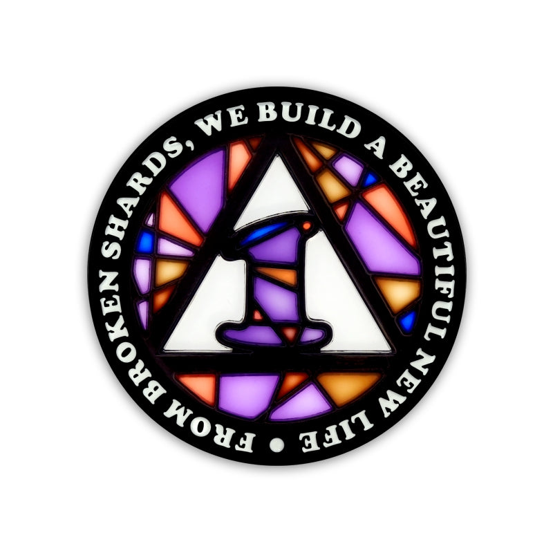 Stained Glass Anniversary AA Coins - The Token Shop