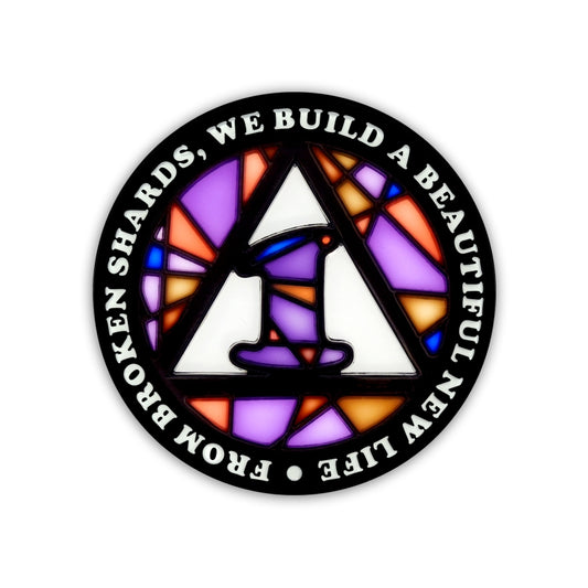 Stained Glass Anniversary AA Coins - The Token Shop