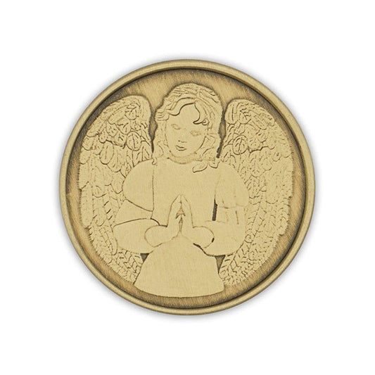 Angel To Be With You Bronze Affirmation Medallion - The Token Shop