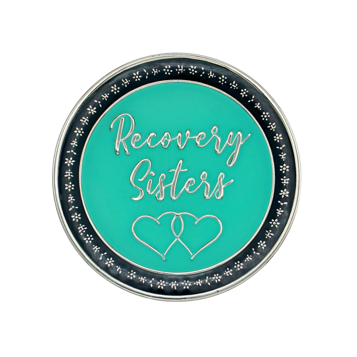 Recovery Sisters Premium Aqua Medallion - The Token Shop